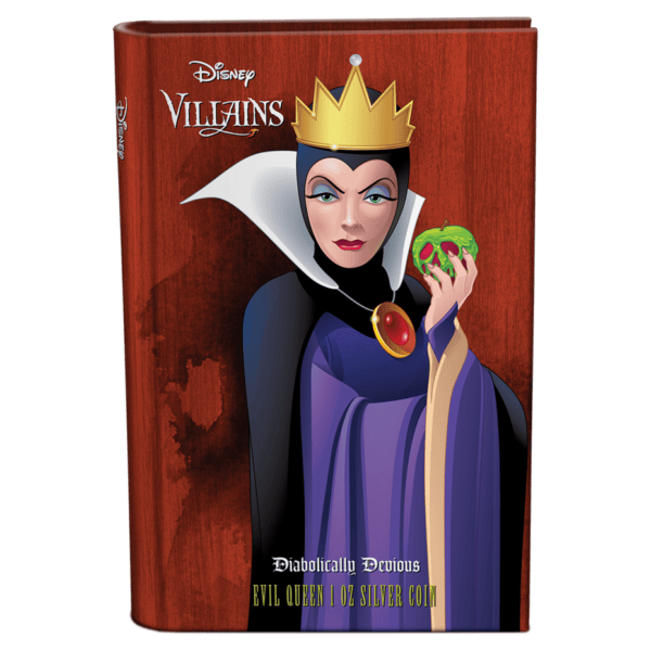 2018 Niue Disney Villains Snow White Evil Queen 1 oz Silver Proof Coin - Image 3