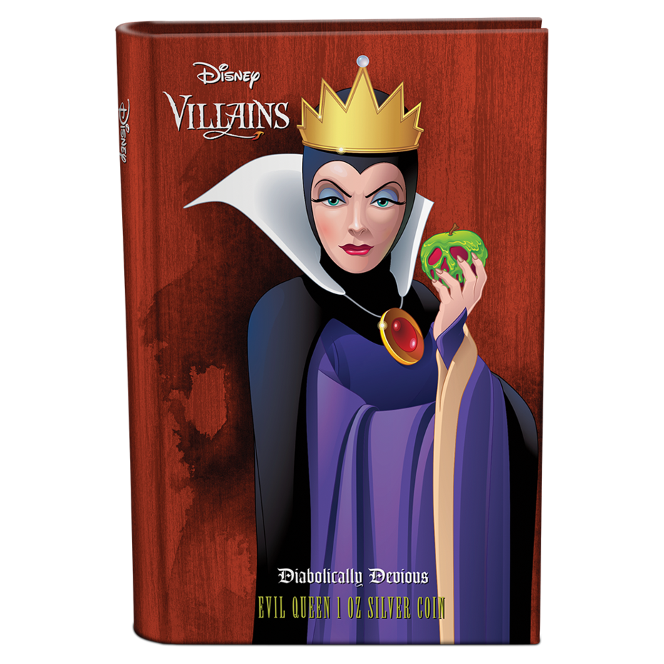 2018 Niue Disney Villains Snow White Evil Queen 1 oz Silver Proof