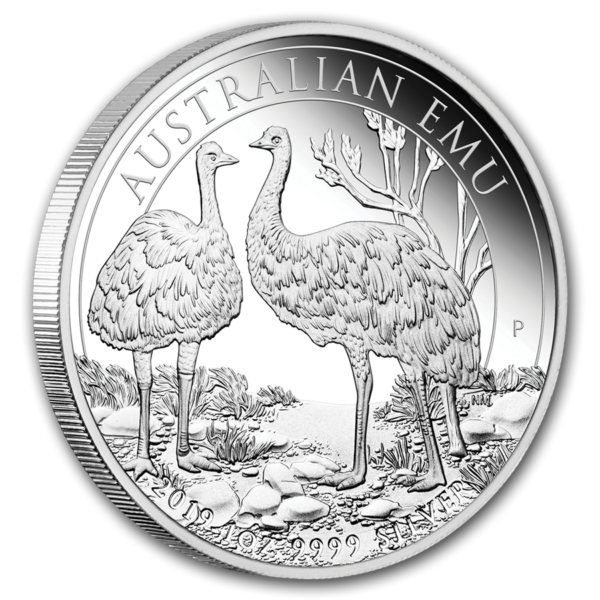 2019 Australia Emu Proof 1 oz Silver Coin