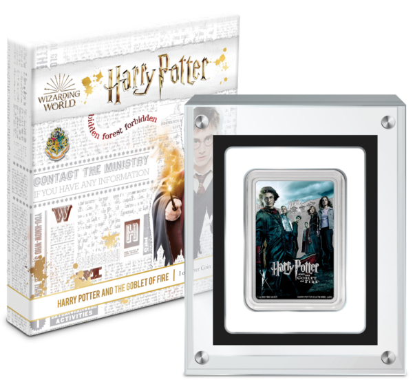 2020 Niue Harry Potter Goblet of Fire Movie Poster 1 oz Silver Bar - Image 5