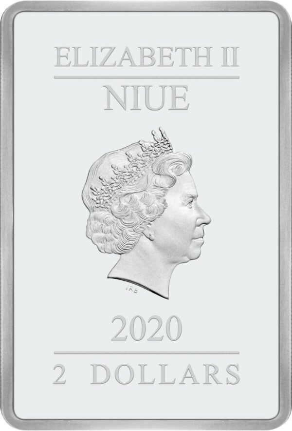 2020 Niue Harry Potter Goblet of Fire Movie Poster 1 oz Silver Bar - Image 2