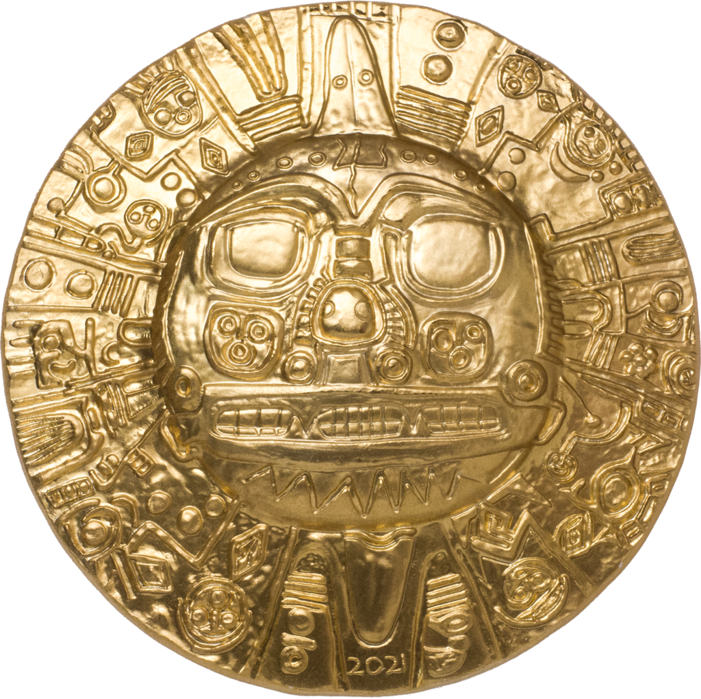 2021 Palau Inca Sun God 1 oz Silver Coin
