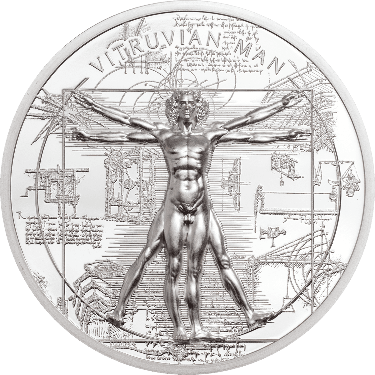 Davinci『「1」』 Leonardo Da Vinci Vitruvian Man 1 Euro Coin Italy 2007 - Etsy