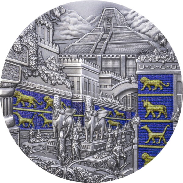 2021 Palau Lost Civilizations Babylon 2 oz Silver Coin