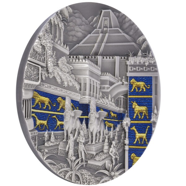 2021 Palau Lost Civilizations Babylon 2 oz Silver Coin - Image 7