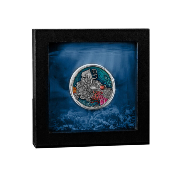 2021 Niue Coral Reef 2 oz Silver Coin - Image 2