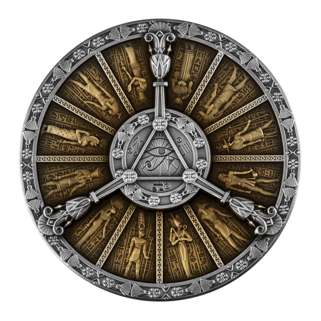 2021 Niue Egyptian Calendar 2 oz Silver Coin