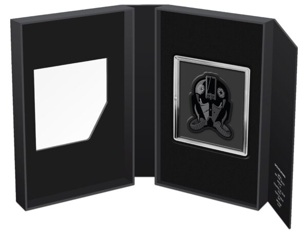 2021 Niue The Faces of the Empire Imperial Tie Fighter Pilot 1oz Silver Coin - Image 5