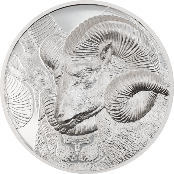 2022 Mongolia Magnificent Argali 1oz Silver Proof Coin