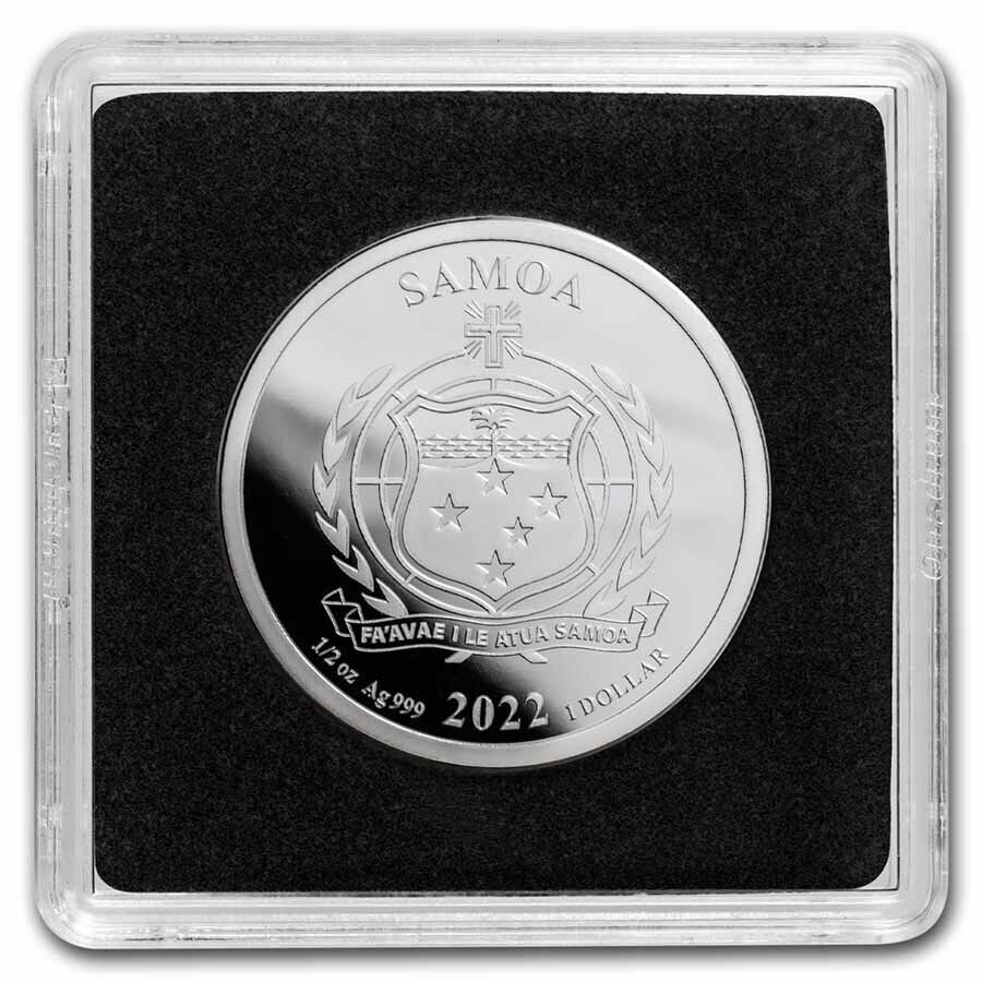 2022 Samoa Venomous & Poisonous Funnel-Web Spider .5oz Silver