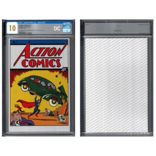 2018 NZ Mint Action Comics #1 Cover 35g Pure Silver Foil CGC 10 - Image 3