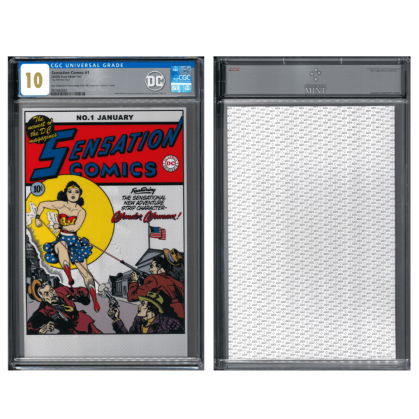 2020 NZ Mint - Sensation Comics #1 Cover 35g Pure Silver Foil - CGC 10 - Image 3