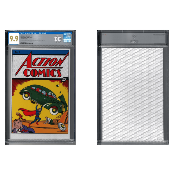 2018 NZ Mint - Action Comics #1 Cover 35g Pure Silver Foil - CGC 9.9 - Image 3