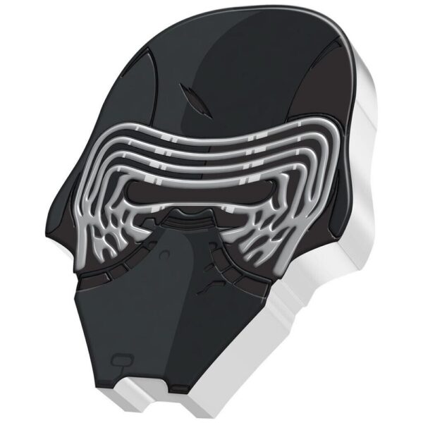 2022 Niue The Faces of the First Order Kylo Ren 1oz Silver Colored Proof Coin - Image 2
