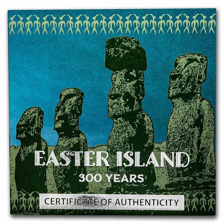 2022 Samoa Easter Island Rapa Nui 1 Kilo Silver Coin