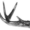 2022 GR Reserve Custom Buck Shed Antler 3oz Silver 3D Shaped - Image 2