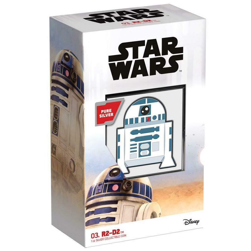 2020 Niue Star Wars – R2-D2 Silver Chibi 1oz Coin