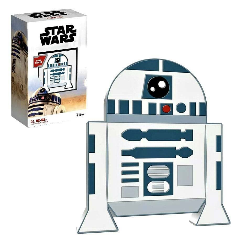 2020 Niue Star Wars – R2-D2 Silver Chibi 1oz Coin - GRReserve.com