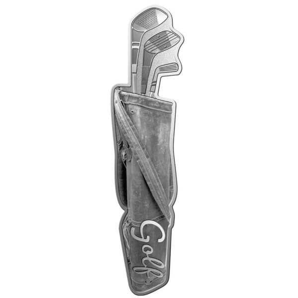 2022 Solomon Islands Heritage Sports Series - Golf 2 Coin Silver Set - Image 4