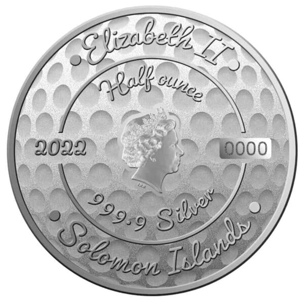 2022 Solomon Islands Heritage Sports Series - Golf 2 Coin Silver Set - Image 3