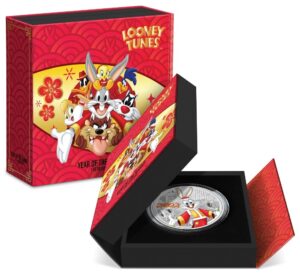 2023 Niue Looney Tunes Year of the Rabbit Bugs Bunny 1oz Silver