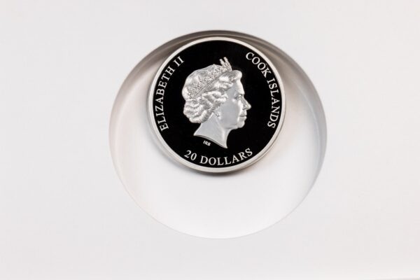 2022 Cook Islands Silver Burst 2.0 3oz Silver Proof Coin - Image 7