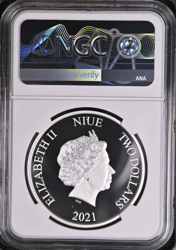 2022 Niue Disney Monsters Inc. 20th Ann. 1oz Silver Coin NGC PF 70 UCAM - Image 2