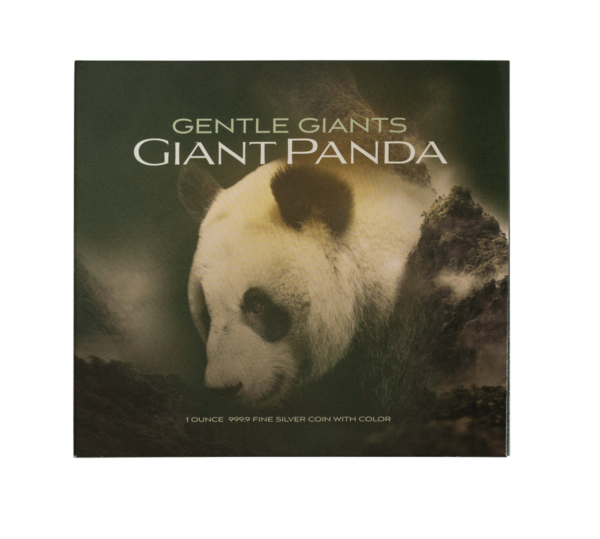 2022 Solomon Islands Gentle Giants - Giant Panda 1oz Silver Colorized Coin - Image 7