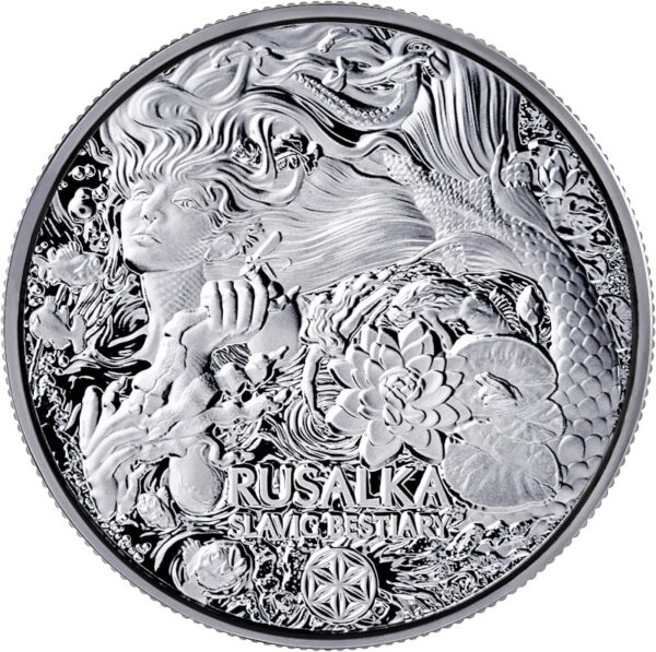 2023 Cameroon Slavic Beasts Rusalka 2oz Silver BU Coin