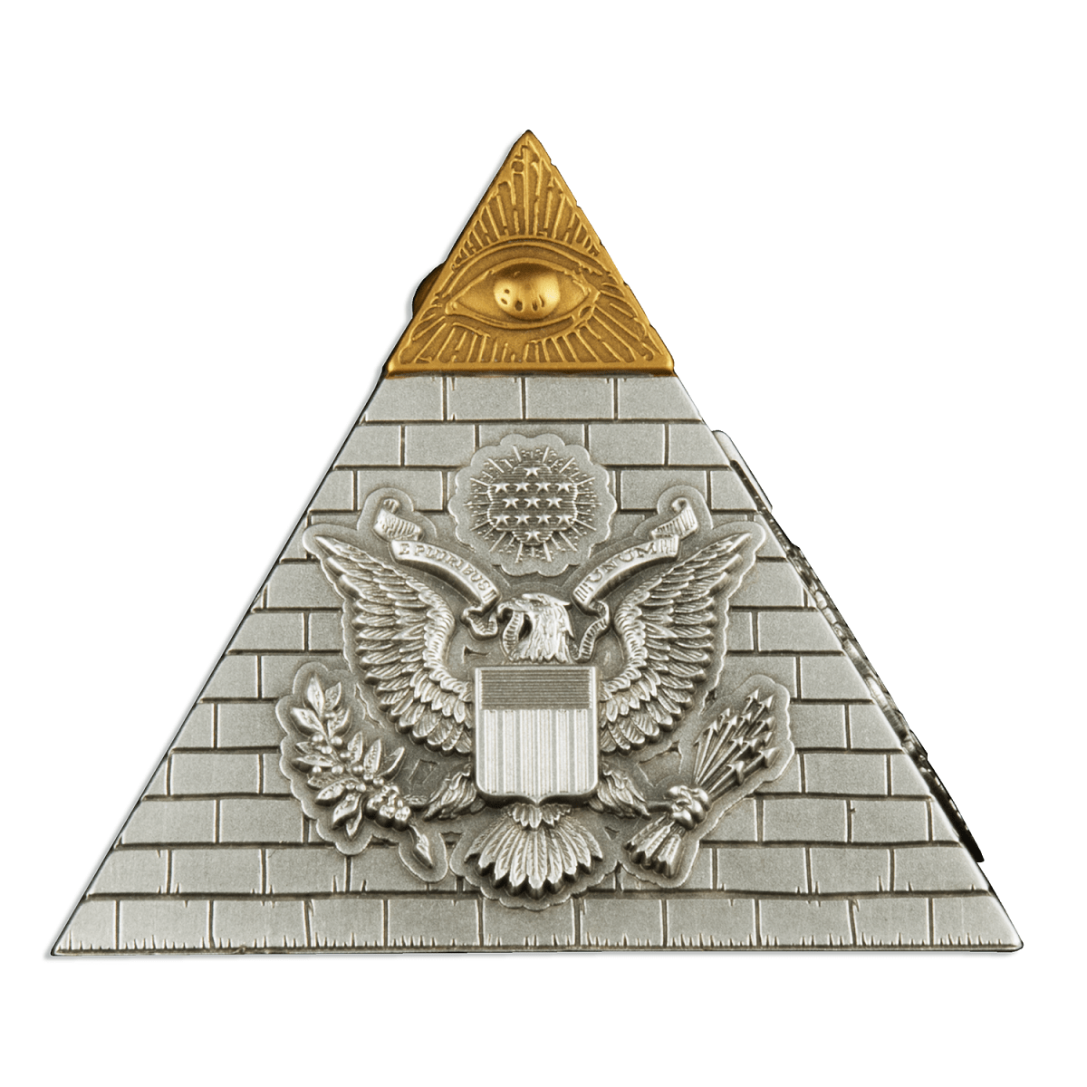 2023 Barbados Eye of Providence 5oz Silver 3D Shaped