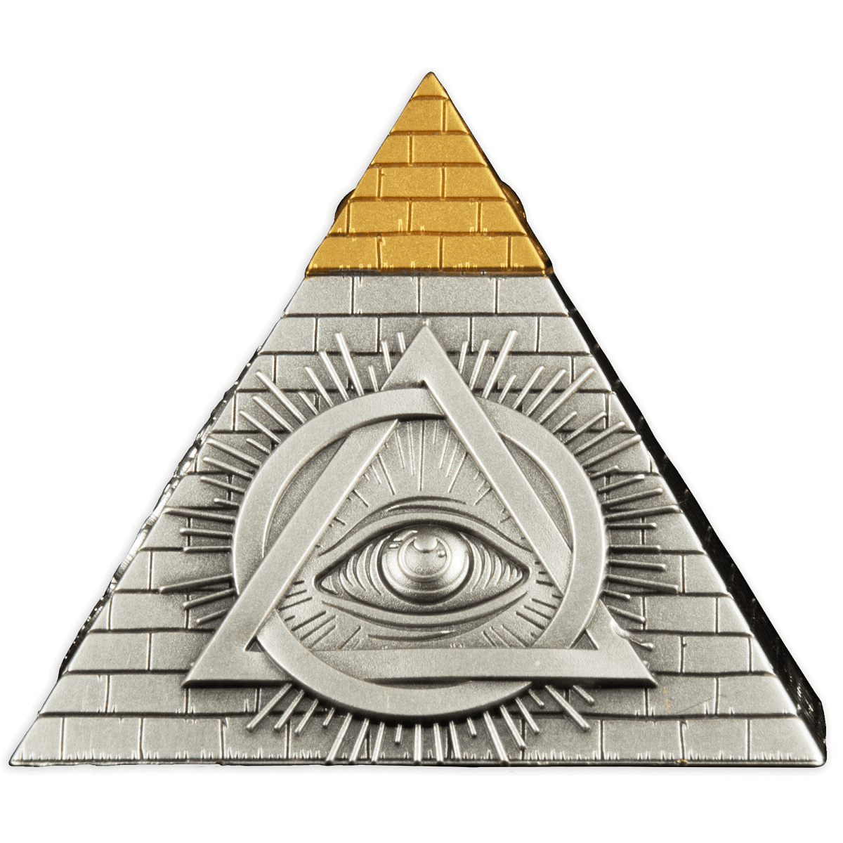 2023 Barbados Eye of Providence 5oz Silver 3D Shaped