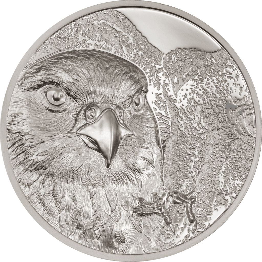 ワイルドモンゴル　wild Mongol 2023 Mongolia Wild Mongolian Falcon 1oz Silver Proof Coin