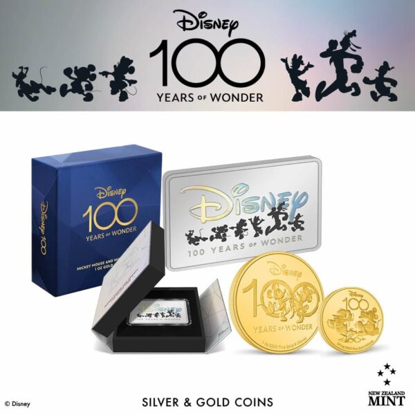 2023 Niue Disney 100 Years of Wonder 1oz Silver Poster Coin - Image 7