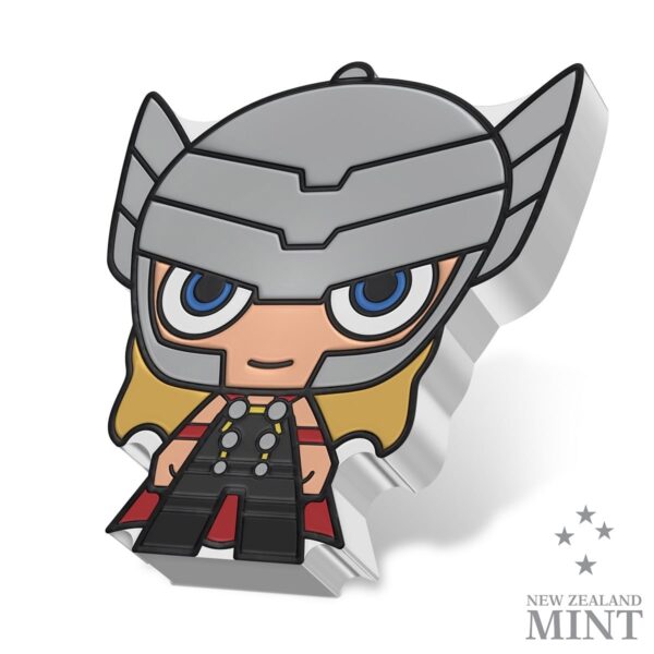 2023 Niue Marvel Thor 1oz Silver Colored Proof Chibi Coin