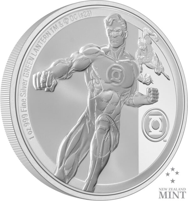 2023 Niue DC Comics Green Lantern Classic 1oz Silver Proof Coin - Image 2