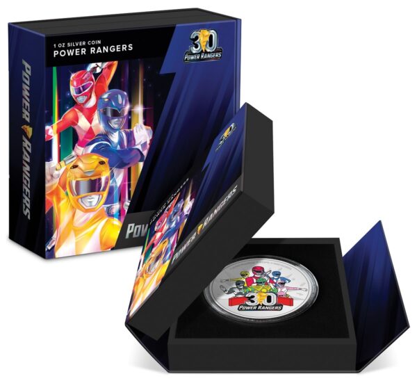 2023 Niue Hasbro Power Rangers 30th Anniversary 1oz Silver Proof Coin - Image 5