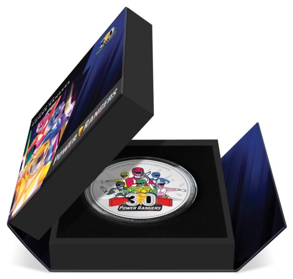 2023 Niue Hasbro Power Rangers 30th Anniversary 1oz Silver Proof Coin - Image 7