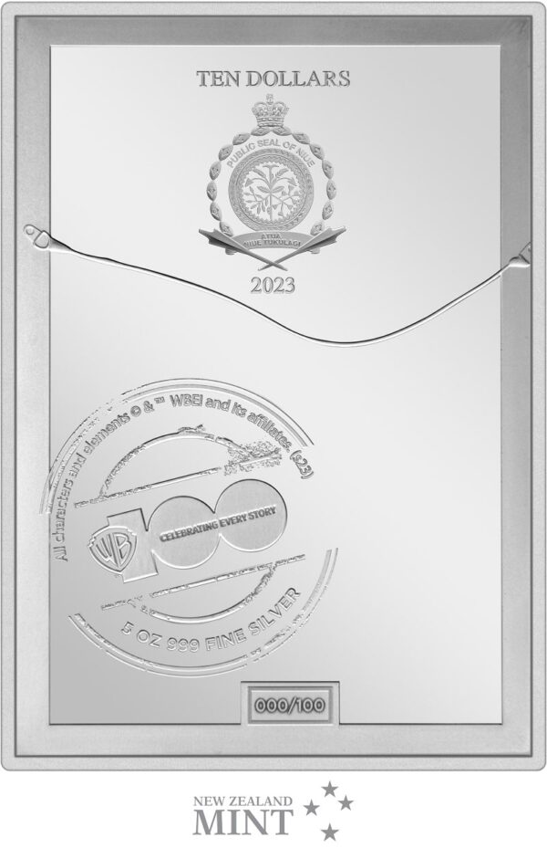 2023 Niue WB Art of the 100th Cool Hand Luke 5oz Silver Poster Coin - Image 3