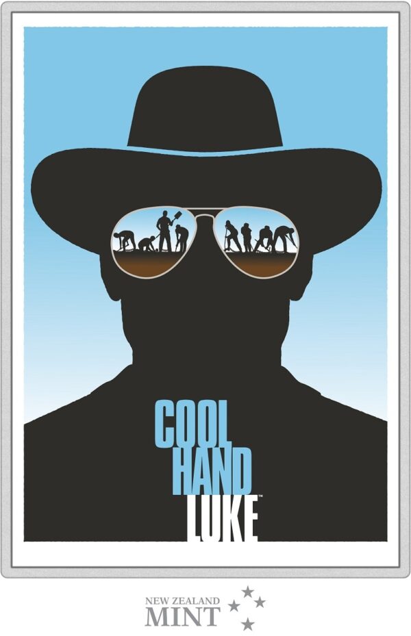 2023 Niue WB Art of the 100th Cool Hand Luke 5oz Silver Poster Coin
