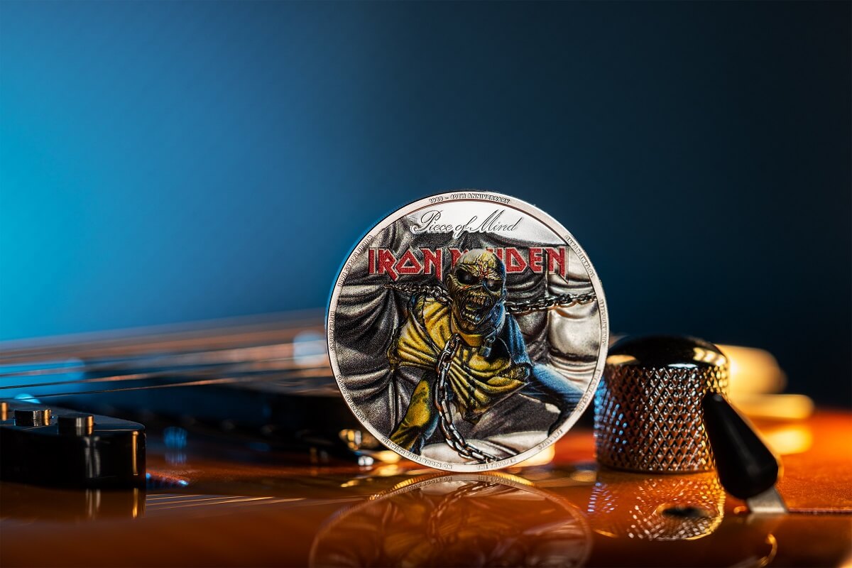 Pièce De Monnaie Collector Iron Maiden Music Legends UK 2025 - Édition Non Circulée, Sous Blister