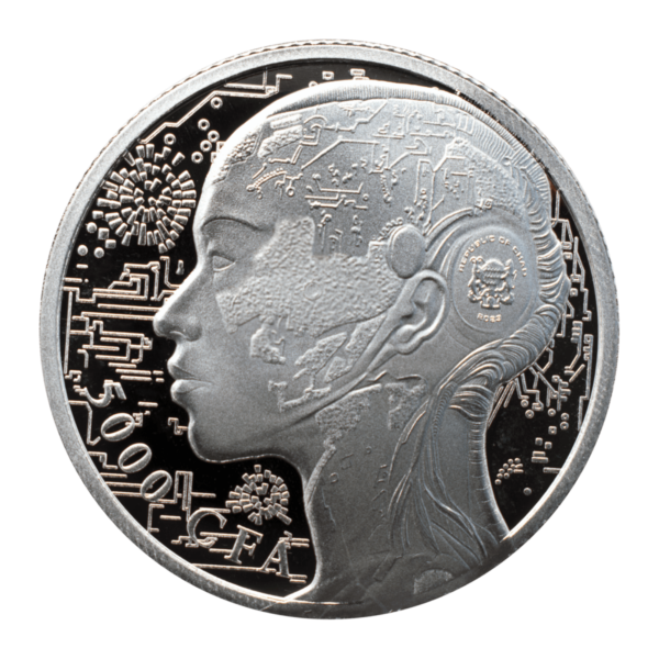 2023 Chad Artificial Intelligence 1oz Silver Bullion Coin