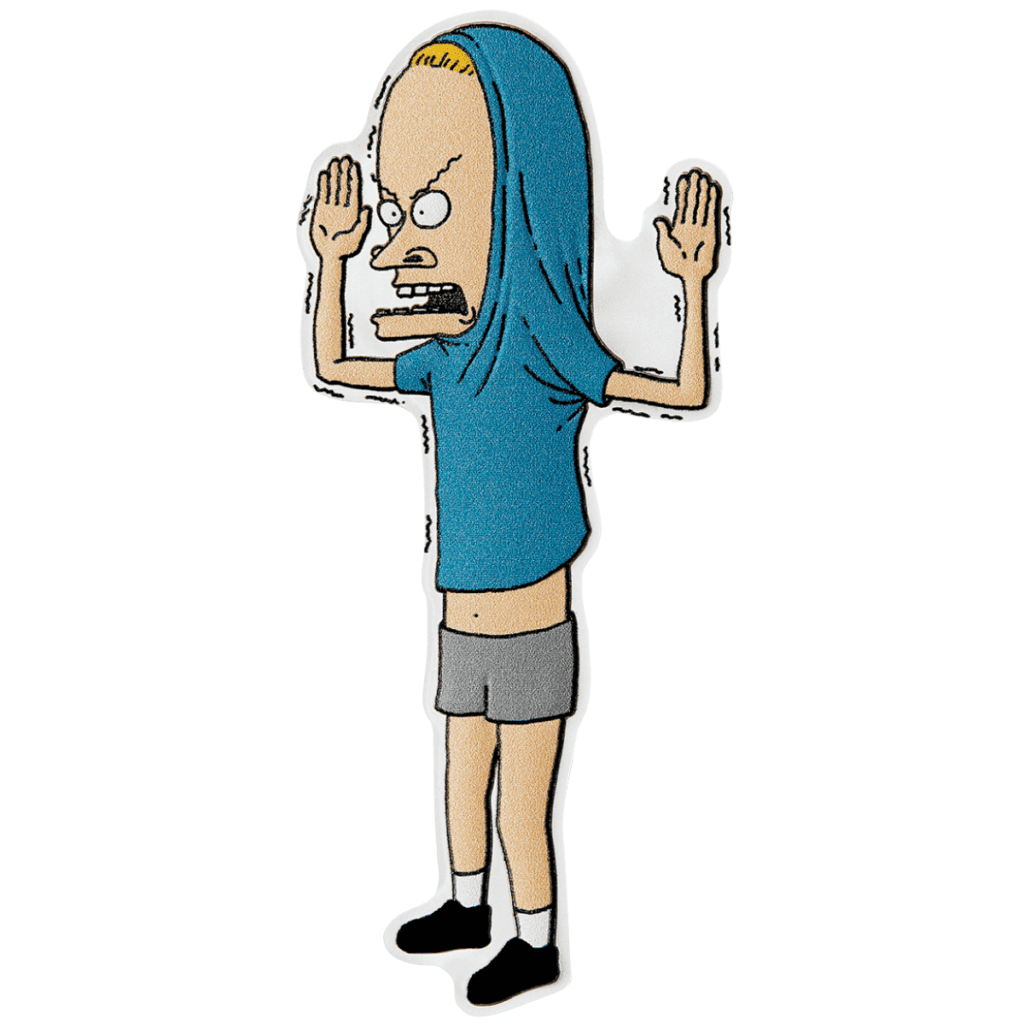 2023 Niue MTV Beavis and ButtHead Great Cornholio 1oz Silver Coin Cert