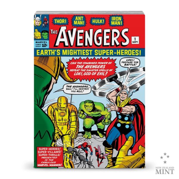 2023 Niue Marvel Avengers #1 COMIX 1 oz Silver Colorized Proof Coin