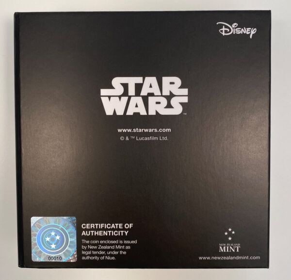 2023 Niue Star Wars Millennium Falcon 2oz Silver Shaped Coin Certificate #10 - Image 2