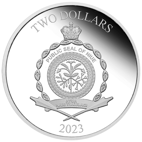 2023 Niue The Fast and the Furious Quarter Mile at a Time 1oz Silver Coin - Image 3