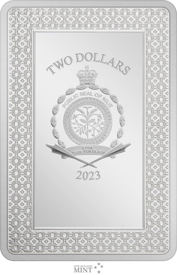 2023 Niue Tarot Cards Death XIII 1oz Silver Colorized Proof Coin - Image 3