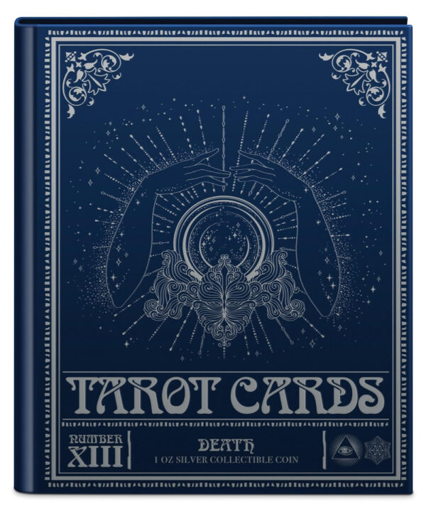 2023 Niue Tarot Cards Death XIII 1oz Silver Colorized Proof Coin - Image 5