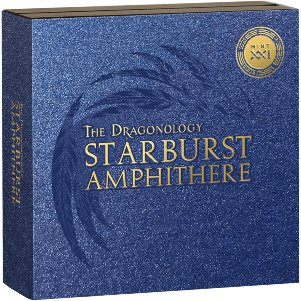 2023 Cameroon Dragonology Starburst Amphithere 2oz Silver High Relief Coin - Image 7