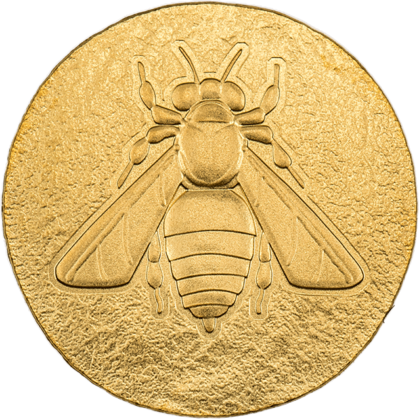 2023 Cook Islands Ancient Greece Honey Bee Ephesos 1/2g Gold Coin