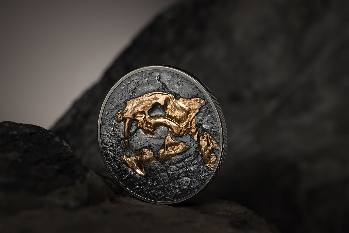 Ancient Greece 2002 silver coin featuring a detailed gold-toned map of Greece with textured background and inscriptions.